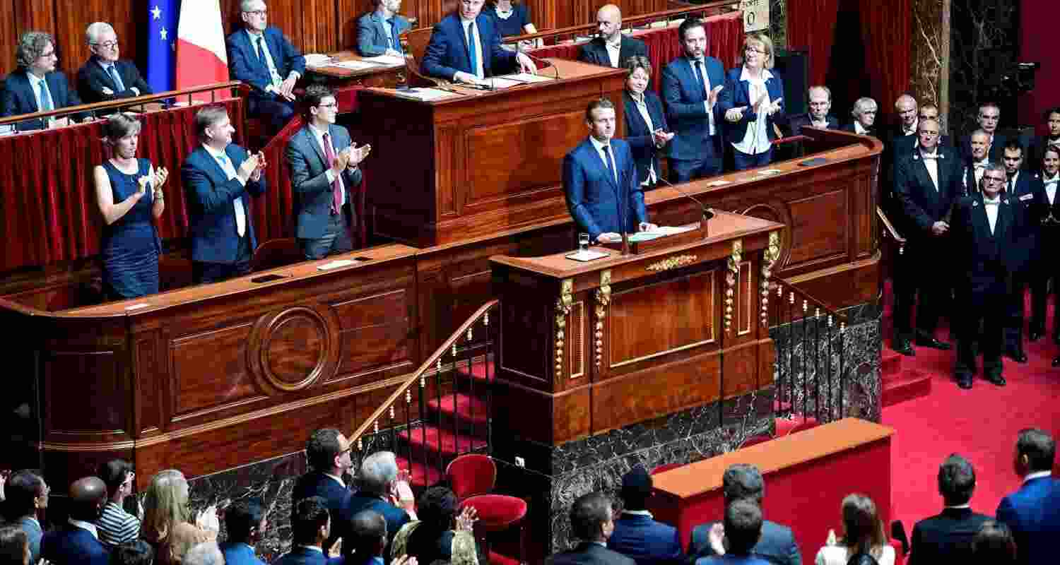France President Emmanuel Macron Admits Parliament Dissolution Led to More Divisions Than Solutions. France President Emmanuel Macron Admits Parliament Dissolution Led to More Divisions Than Solutions.