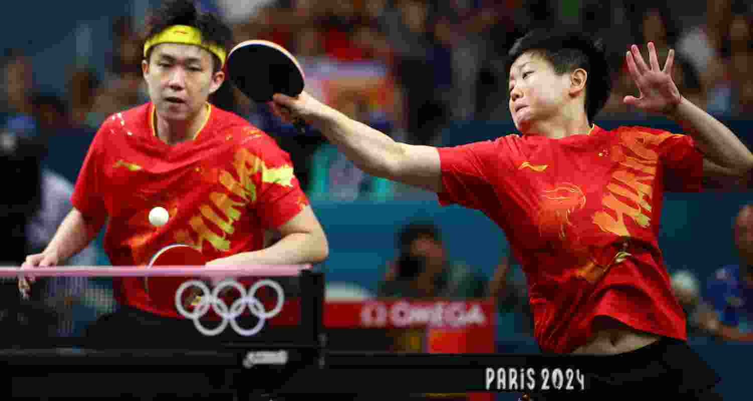 China’s dominance in Table Tennis continues with Wang Chuqin and Sun Yingsha leading ITTF ranking into 2025. Image - Wang, Sun Playing at Paris Olympics. China’s dominance in Table Tennis continues with Wang Chuqin and Sun Yingsha leading ITTF ranking into 2025. Image - Wang, Sun Playing at Paris Olympics.