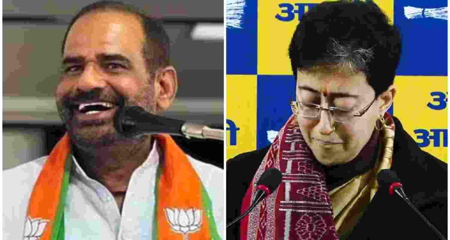 Ramesh Bidhuri sparks outrage with 'deer remark' on Atishi. Ramesh Bidhuri sparks outrage with 'deer remark' on Atishi.