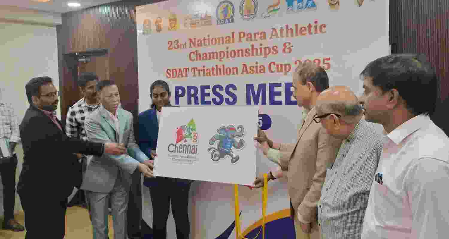 National Para Athletics Championship Logo and Mascot Revealed in Chennai. National Para Athletics Championship Logo and Mascot Revealed in Chennai.