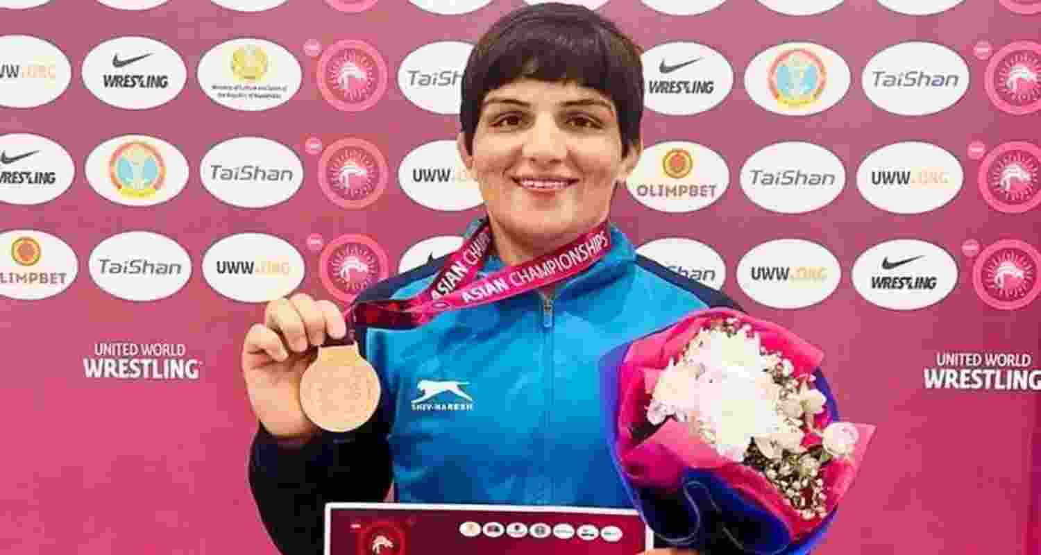 Manisha Bhanwala eyes gold in 62kg Asian Championship. File Photo. Manisha Bhanwala eyes gold in 62kg Asian Championship. File Photo.