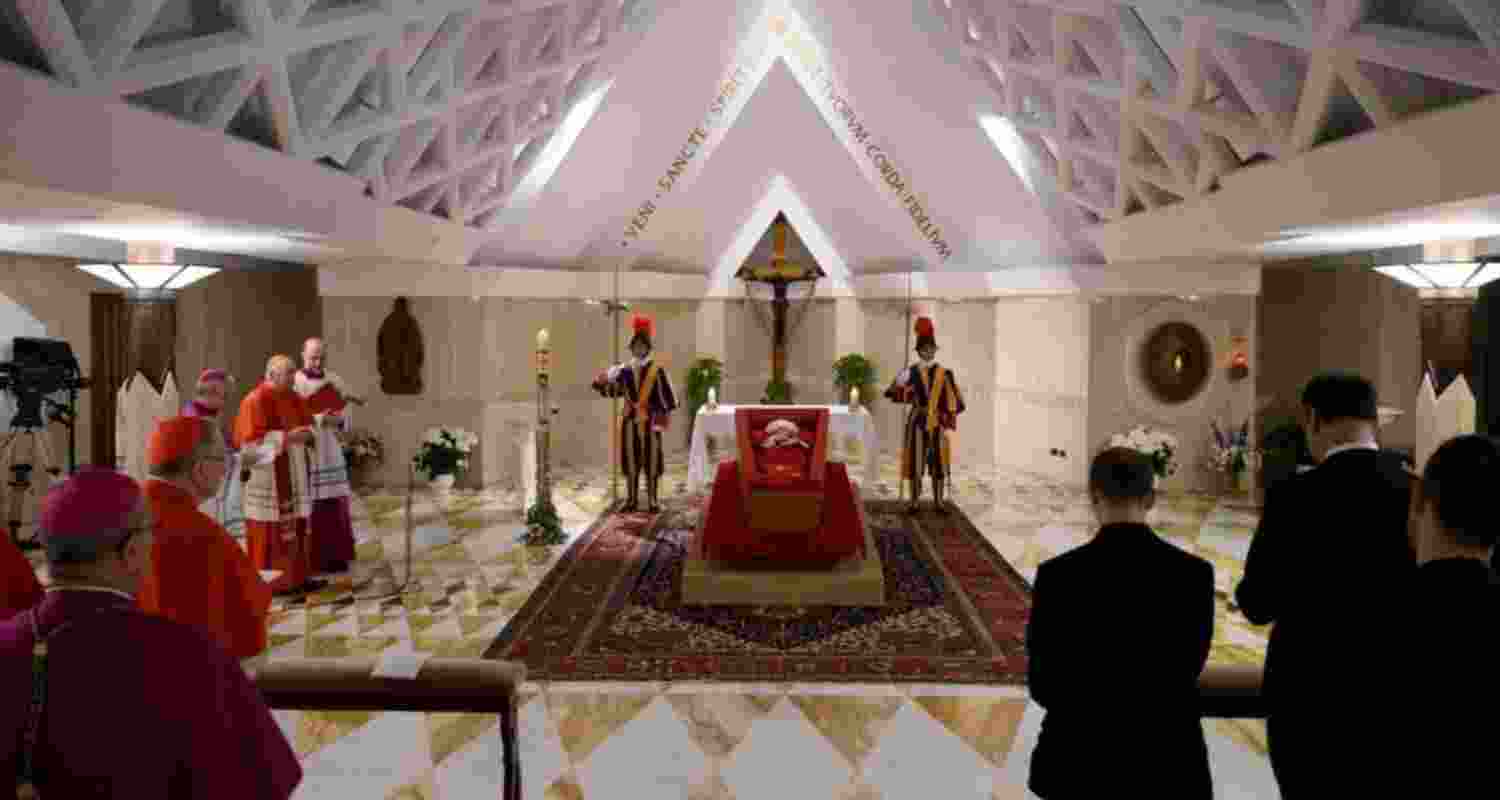 Public to view Pope Francis from Wednesday. Image X. Public to view Pope Francis from Wednesday. Image X.