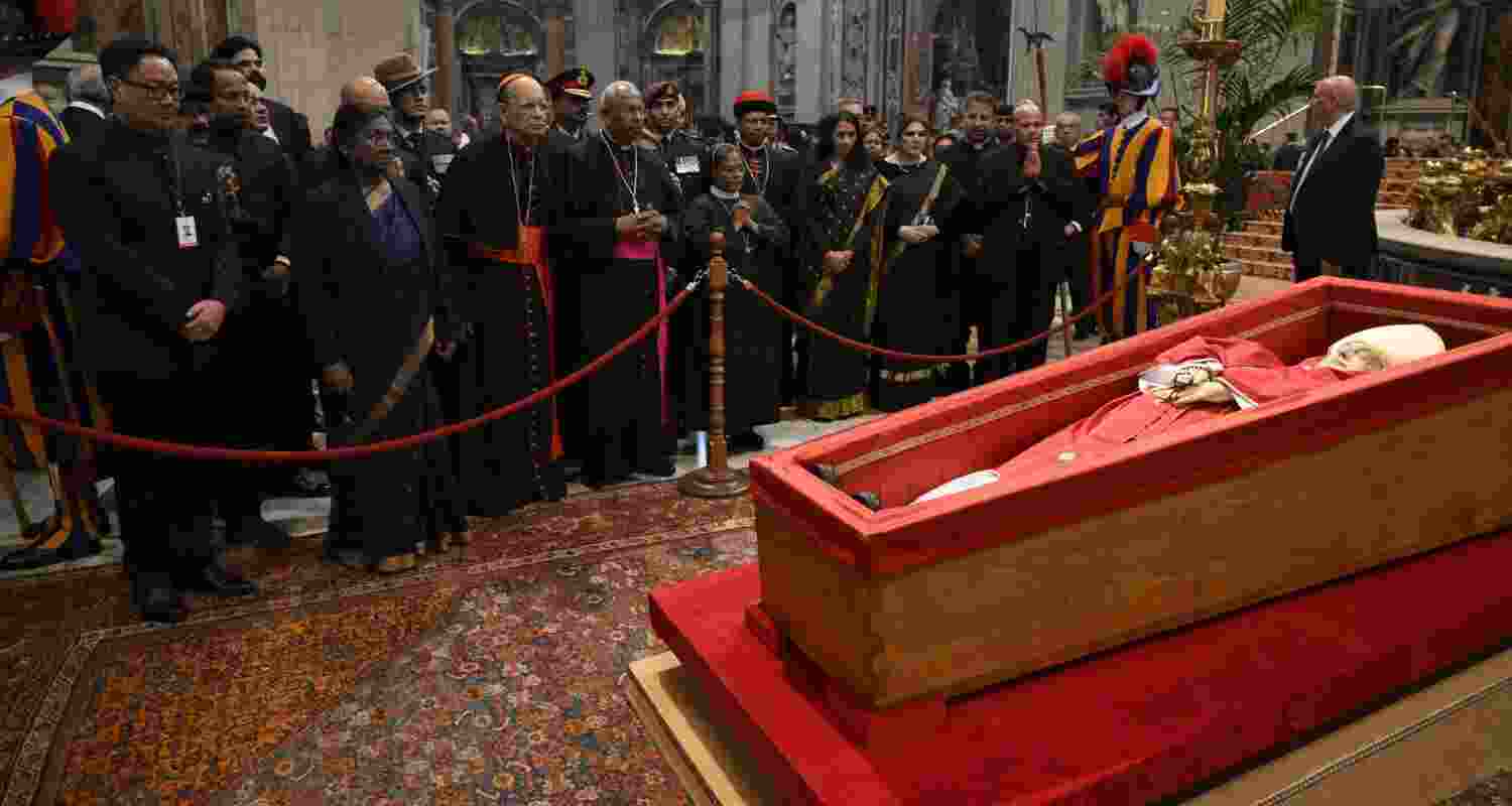 Thousands Gather in Rome for Pope Francis Funeral. Thousands Gather in Rome for Pope Francis Funeral.