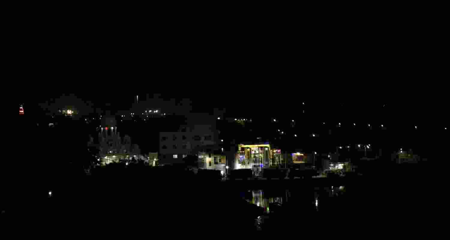 Drone sightings trigger blackout in Rajasthan border towns. Drone sightings trigger blackout in Rajasthan border towns.