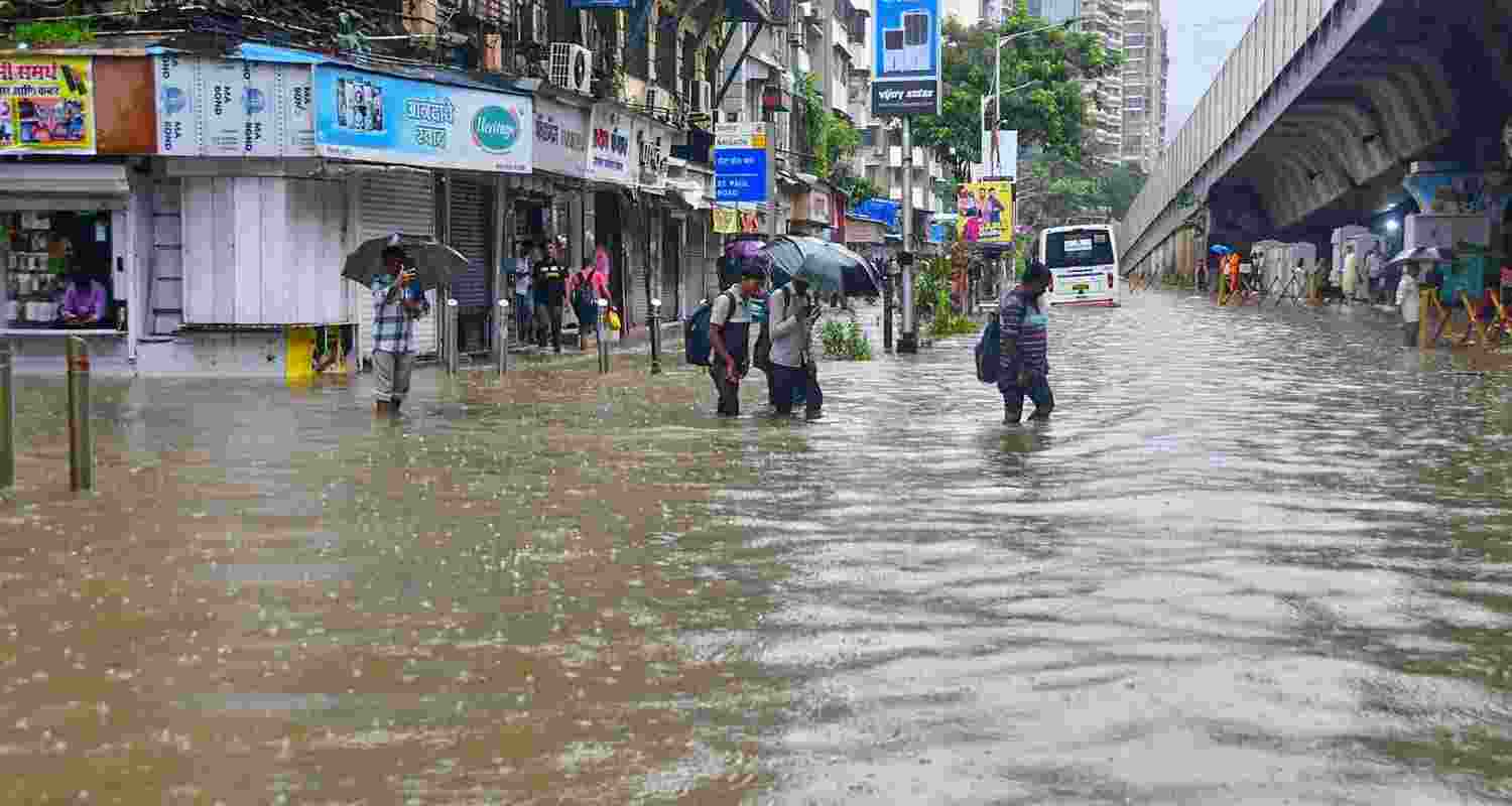 Heaviest June rain in 107 years floods Mumbai. Heaviest June rain in 107 years floods Mumbai.