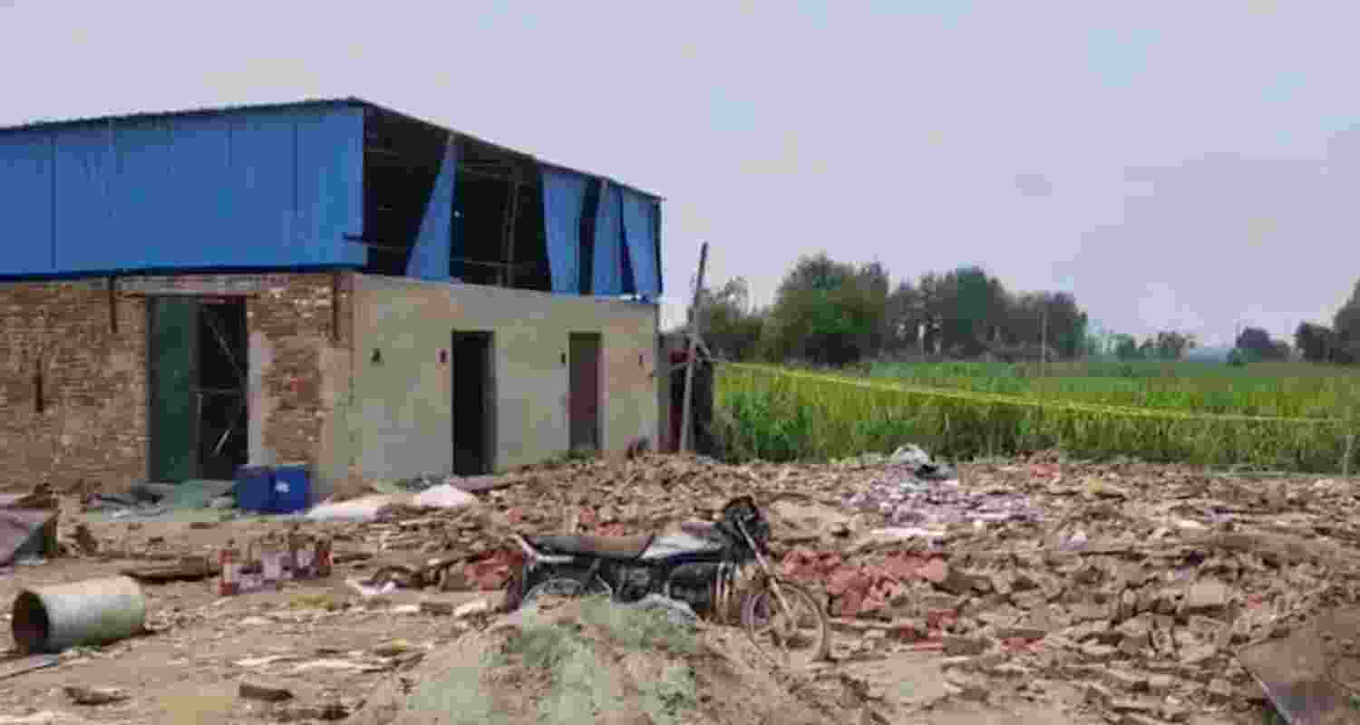Blast in Amroha Firecracker Unit Sparks Outcry. Blast in Amroha Firecracker Unit Sparks Outcry.