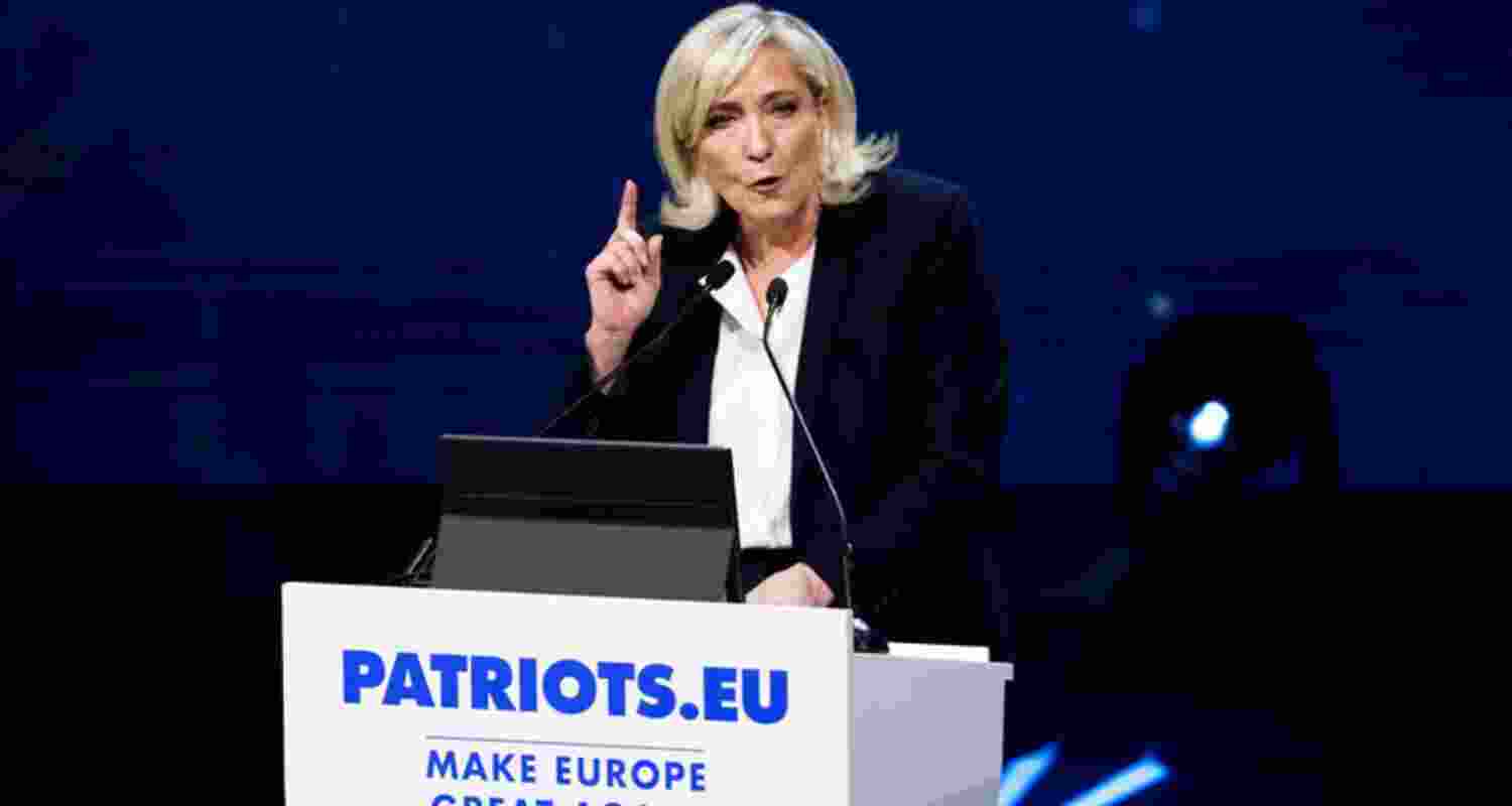 Le Pen says EU gave up energy sovereignty to US. Le Pen says EU gave up energy sovereignty to US.