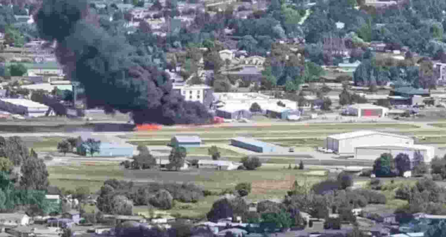 Parked Aircraft Damaged in Montana Airport Collision. Parked Aircraft Damaged in Montana Airport Collision.