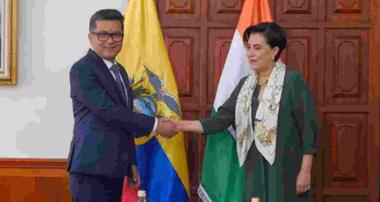 India, Ecuador sign MoU to enhance diplomatic training. India, Ecuador sign MoU to enhance diplomatic training.