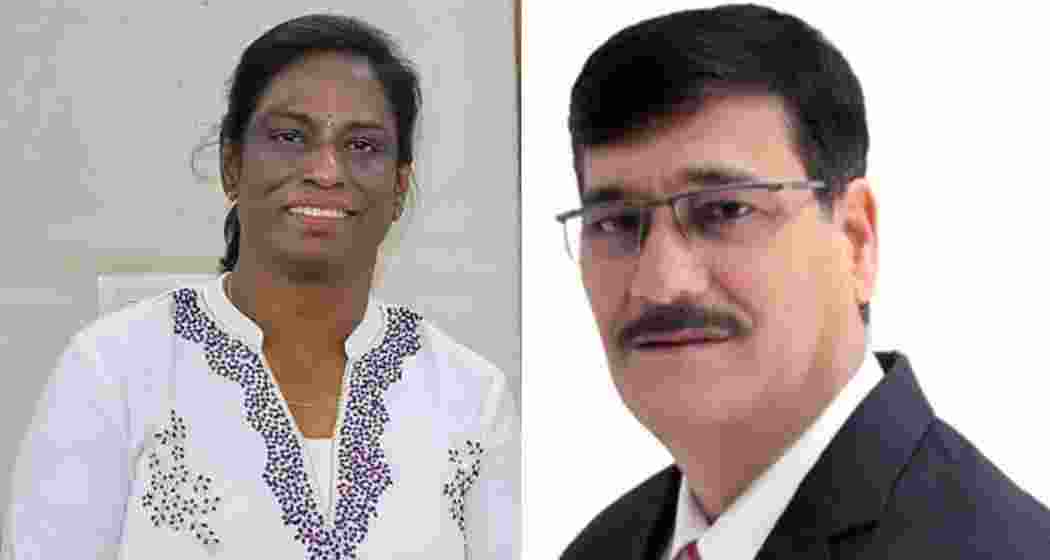 (L-R) IOA President PT Usha and IOA treasurer Sahdev Yadav. (L-R) IOA President PT Usha and IOA treasurer Sahdev Yadav.