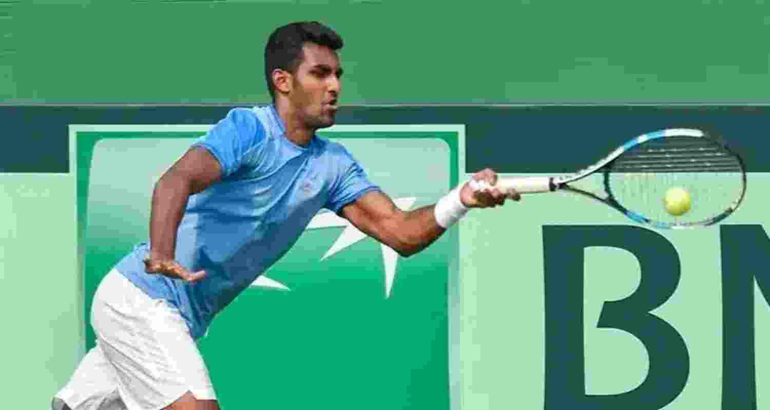 Prajnesh Gunneswaran. File Image. Prajnesh Gunneswaran. File Image.