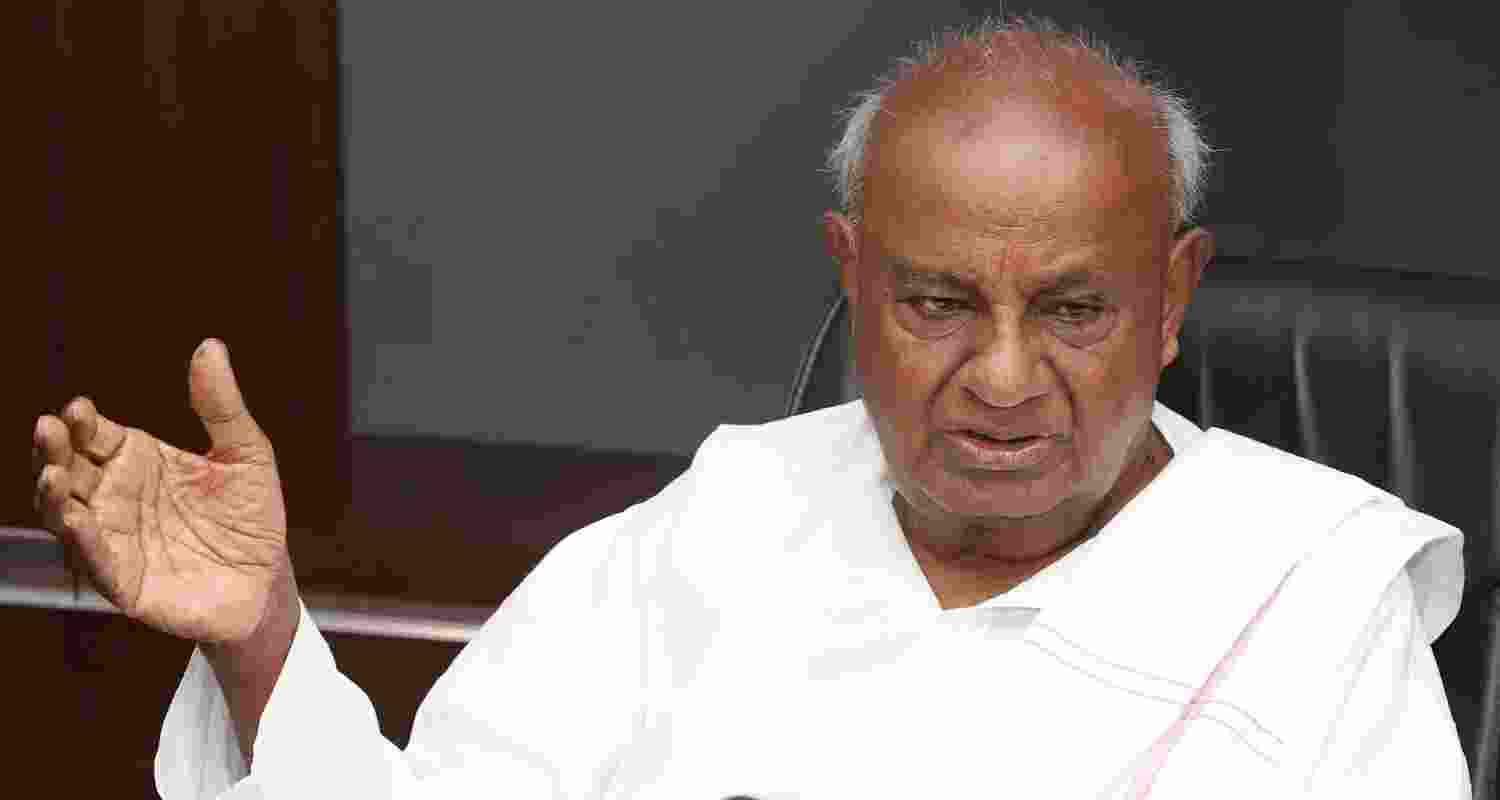 Former Prime Minister H D Deve Gowda. Former Prime Minister H D Deve Gowda.