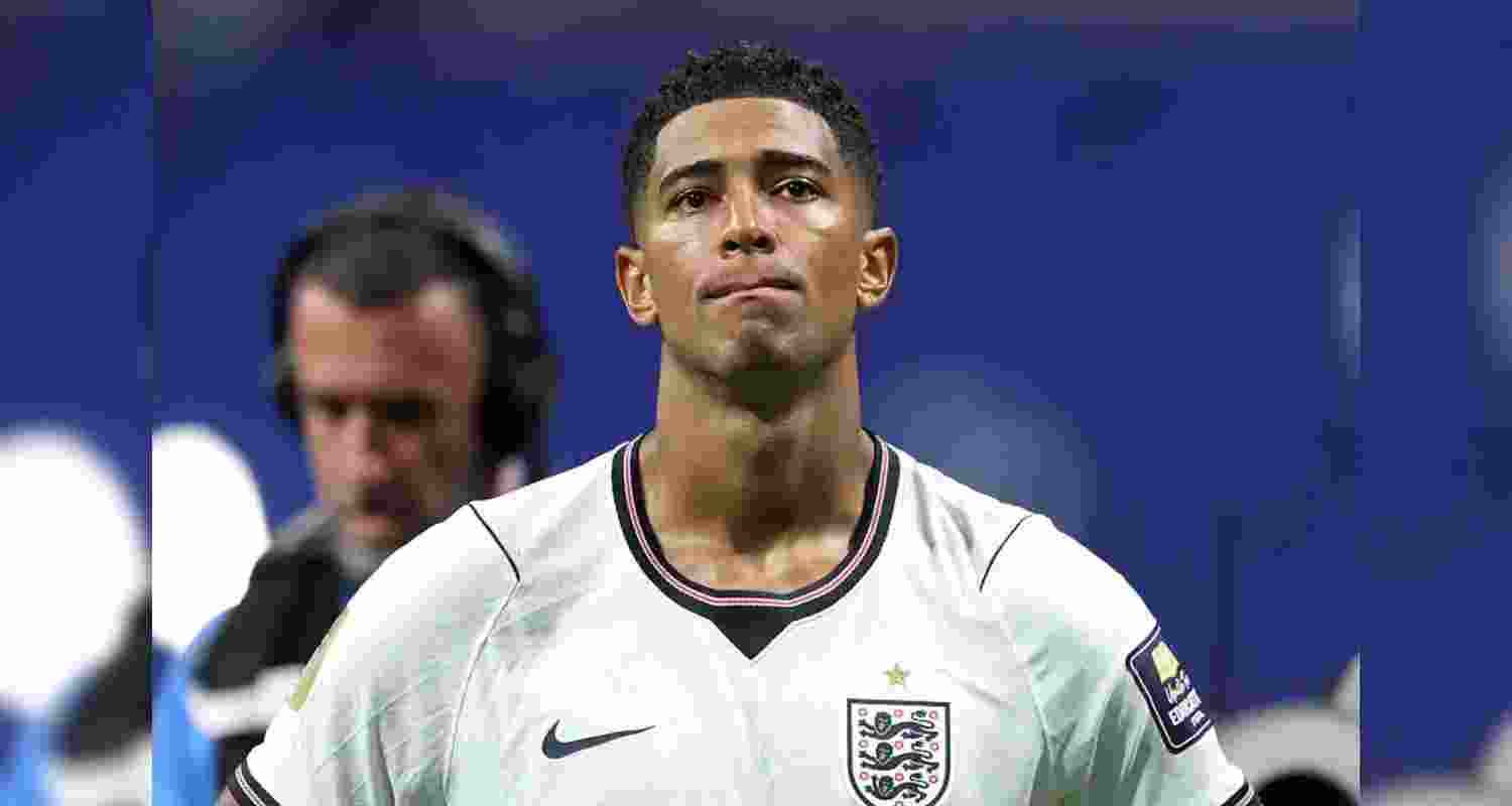 England midfielder Jude Bellingham. England midfielder Jude Bellingham.