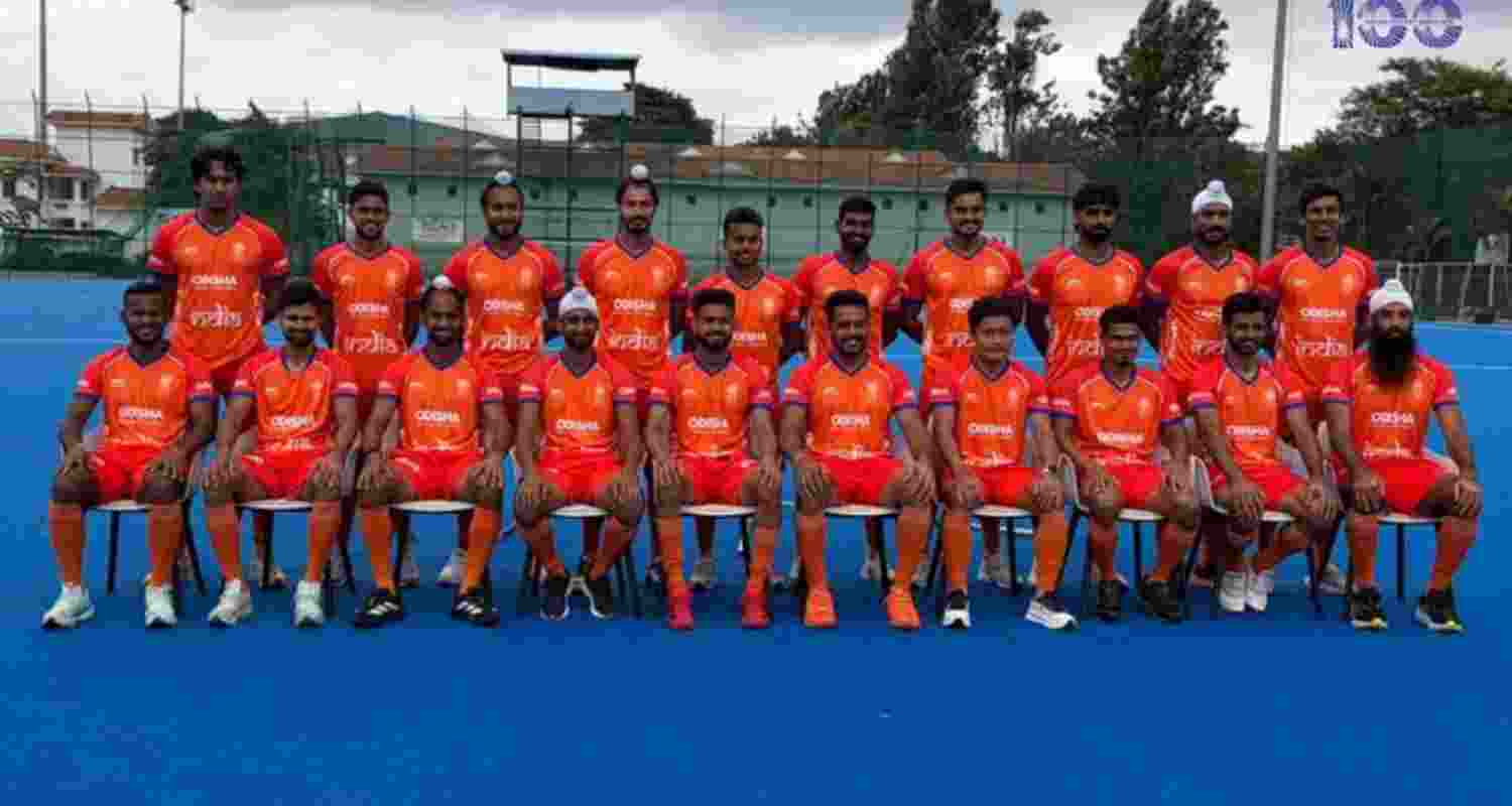 Indian hockey team. Indian hockey team.