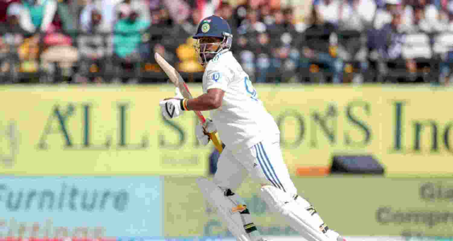 India batter Sarfaraz Khan. India batter Sarfaraz Khan.
