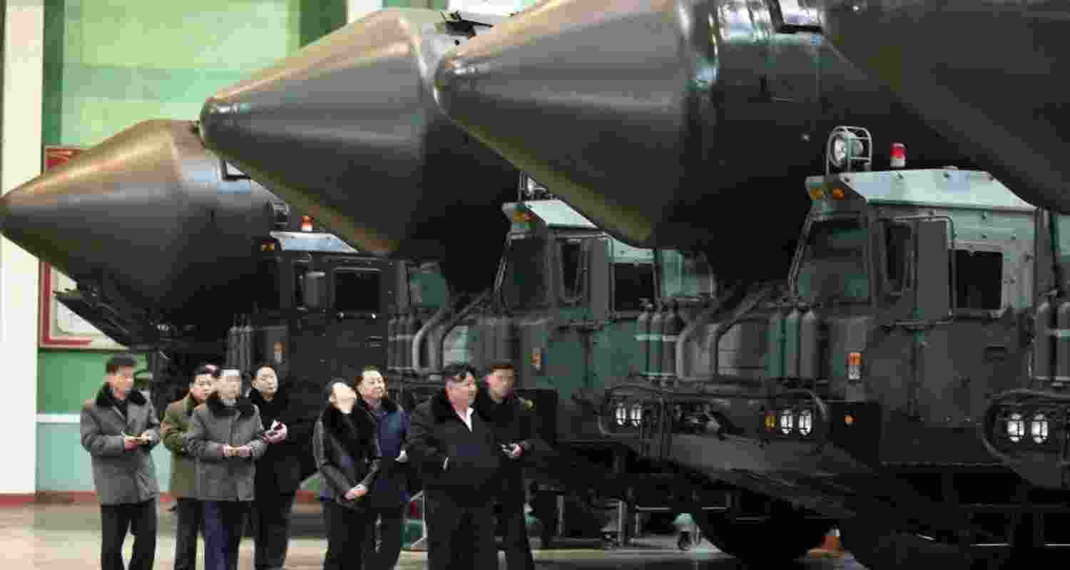North Korea conducts test of high thrust missile engine. North Korea conducts test of high thrust missile engine.