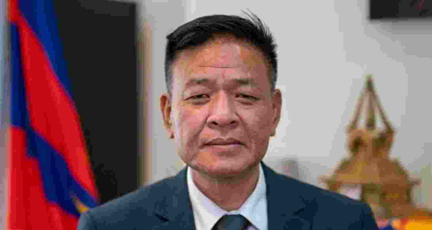 Tibetan political leader Penpa Tsering. Tibetan political leader Penpa Tsering.