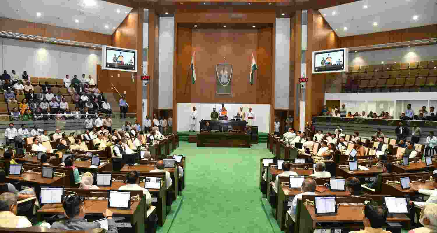 Gujarat Assembly. Image X. Gujarat Assembly. Image X.