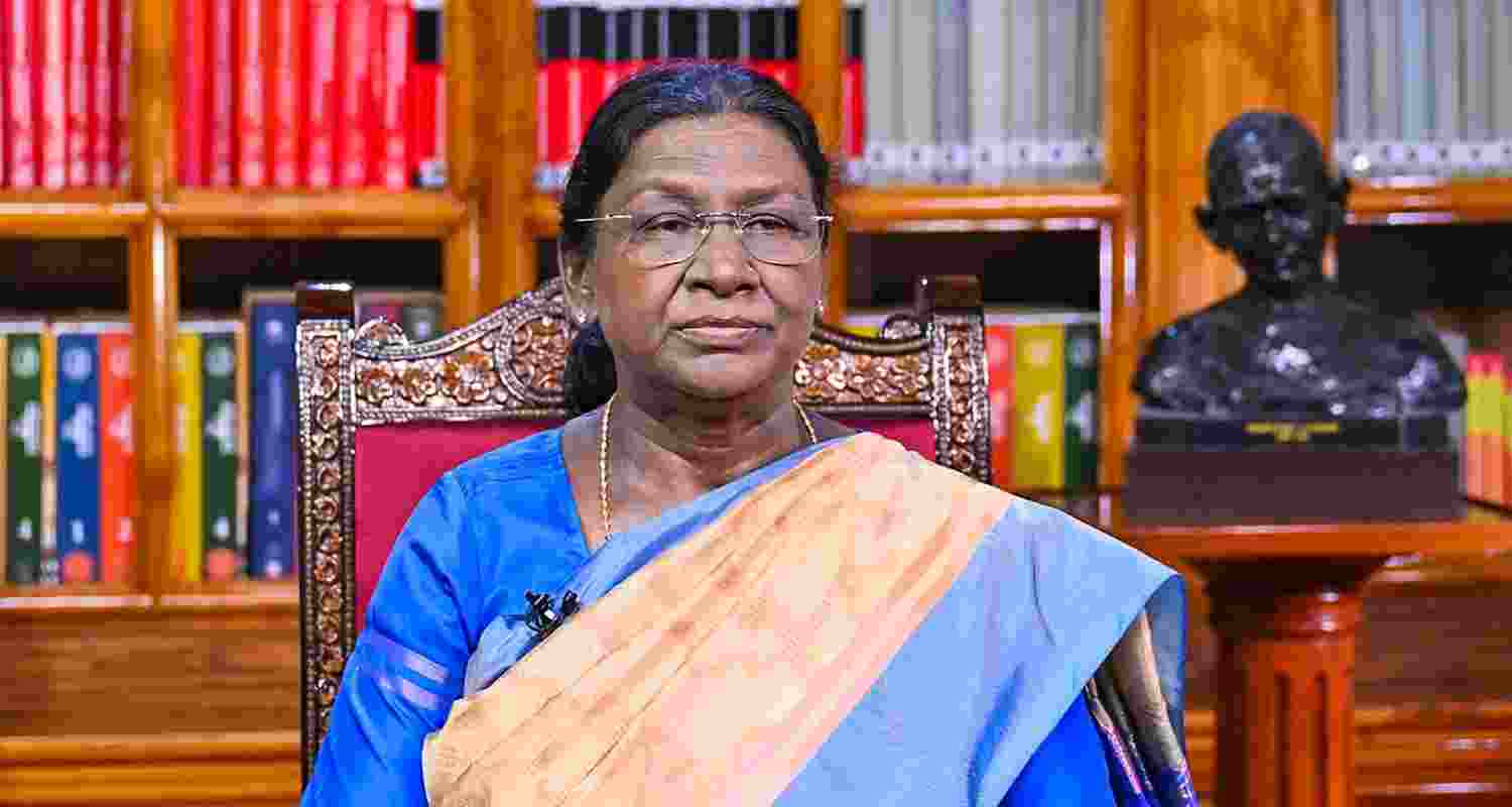 President Droupadi Murmu. President Droupadi Murmu.