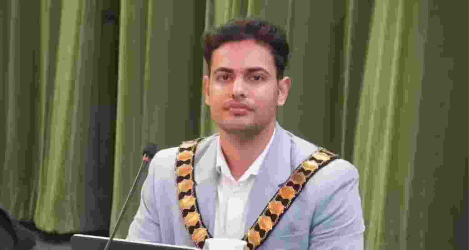 The youngest Indian-origin Mayor in the United Kingdom, Tushar Kumar. The youngest Indian-origin Mayor in the United Kingdom, Tushar Kumar.