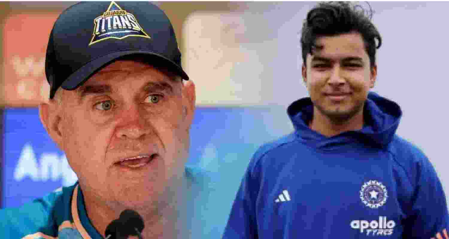Matthew Hayden and Vaibhav Sooryavanshi. Matthew Hayden and Vaibhav Sooryavanshi.