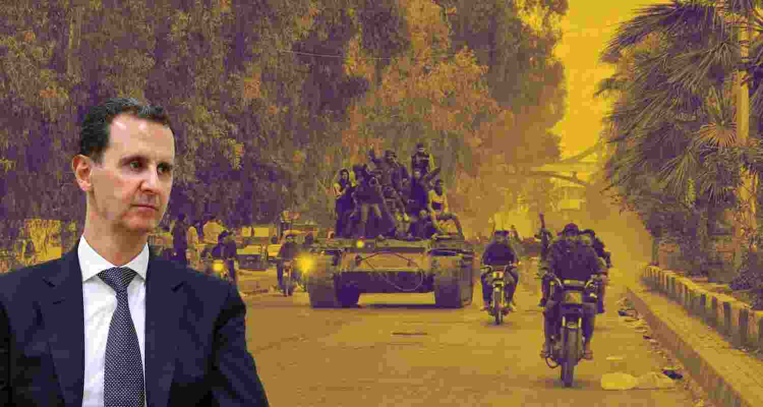 Bashar al-Assad Escapes Damascus Amid Rebel Victory. Bashar al-Assad Escapes Damascus Amid Rebel Victory.