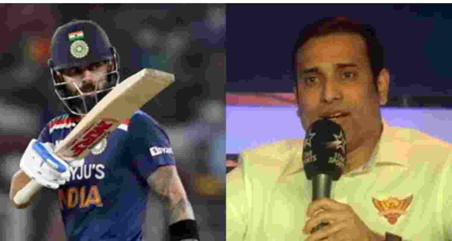 Virat Kohli and VVS Laxman. Virat Kohli and VVS Laxman.