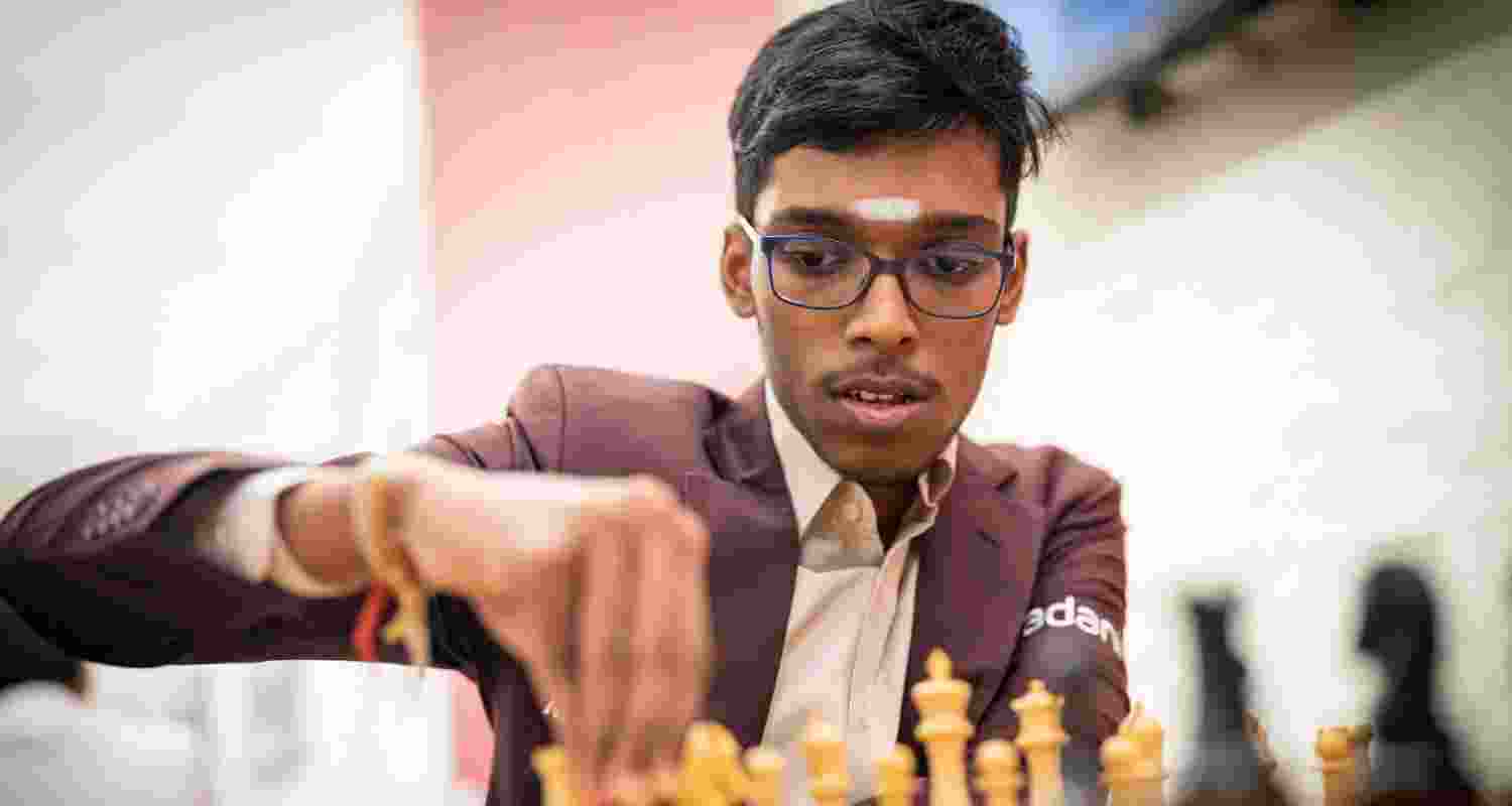 Indian Grandmaster R Praggnanandhaa. Indian Grandmaster R Praggnanandhaa.
