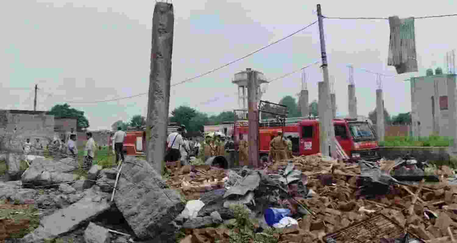 Two dead, five hurt in Lucknow firecracker factory blast Two dead, five hurt in Lucknow firecracker factory blast