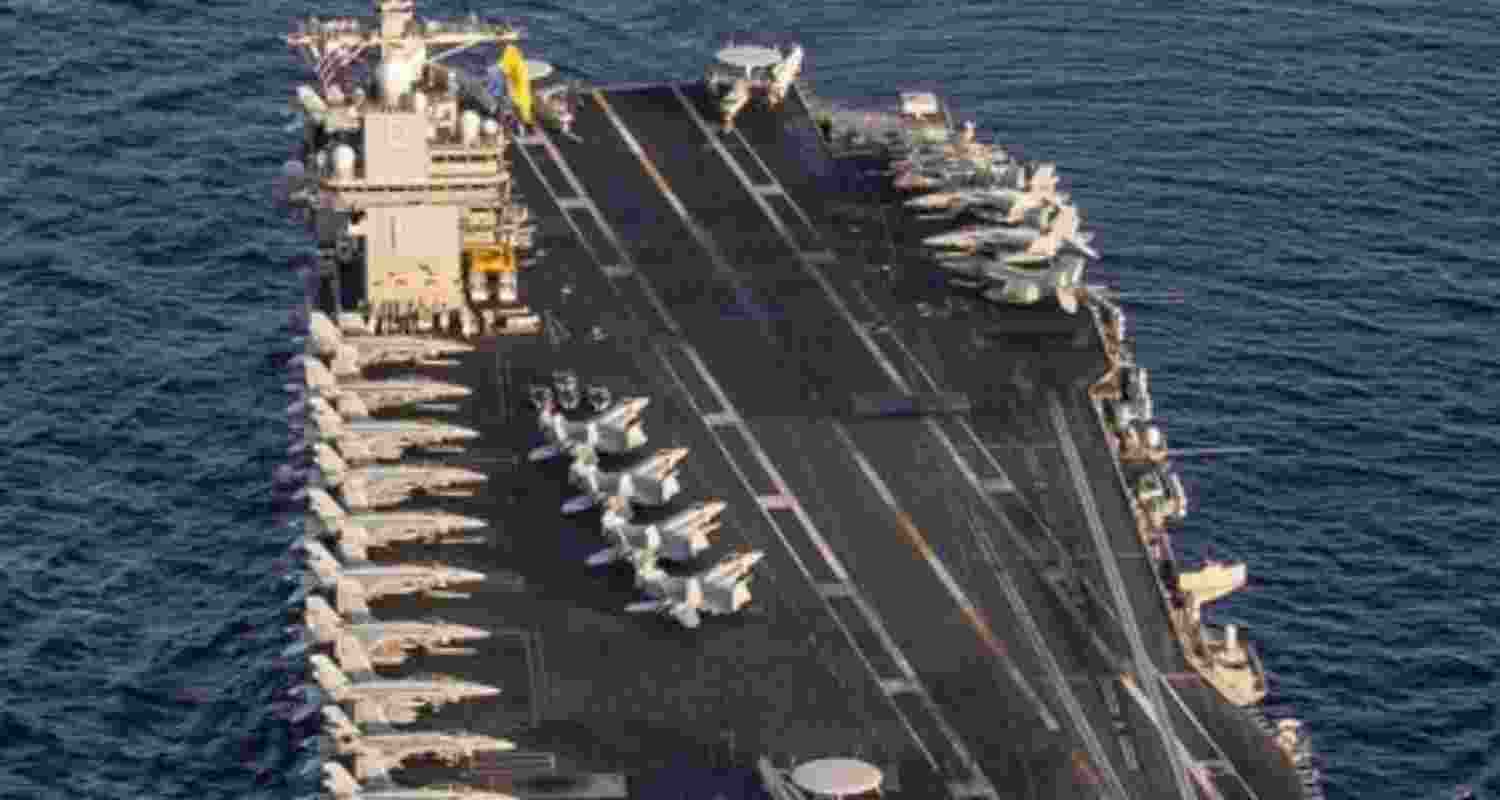 US deploys F-22, F-35 jets and USS Gerald R. Ford toward Middle East as Iran tensions rise after Geneva nuclear talks. US deploys F-22, F-35 jets and USS Gerald R. Ford toward Middle East as Iran tensions rise after Geneva nuclear talks.