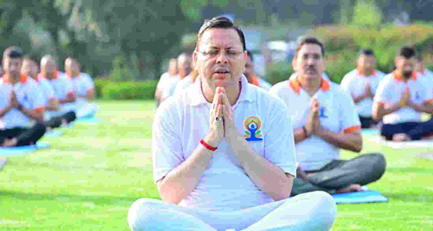 Uttarakhand Chief Minister Pushkar Singh Dhami. Uttarakhand Chief Minister Pushkar Singh Dhami.