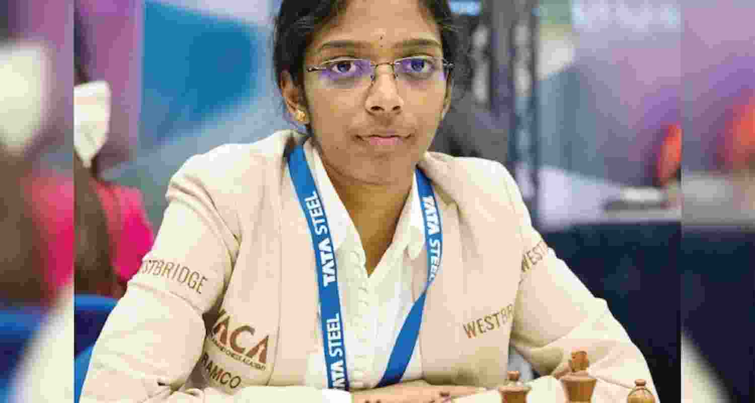 Indian Grandmaster R Vaishali. Indian Grandmaster R Vaishali.