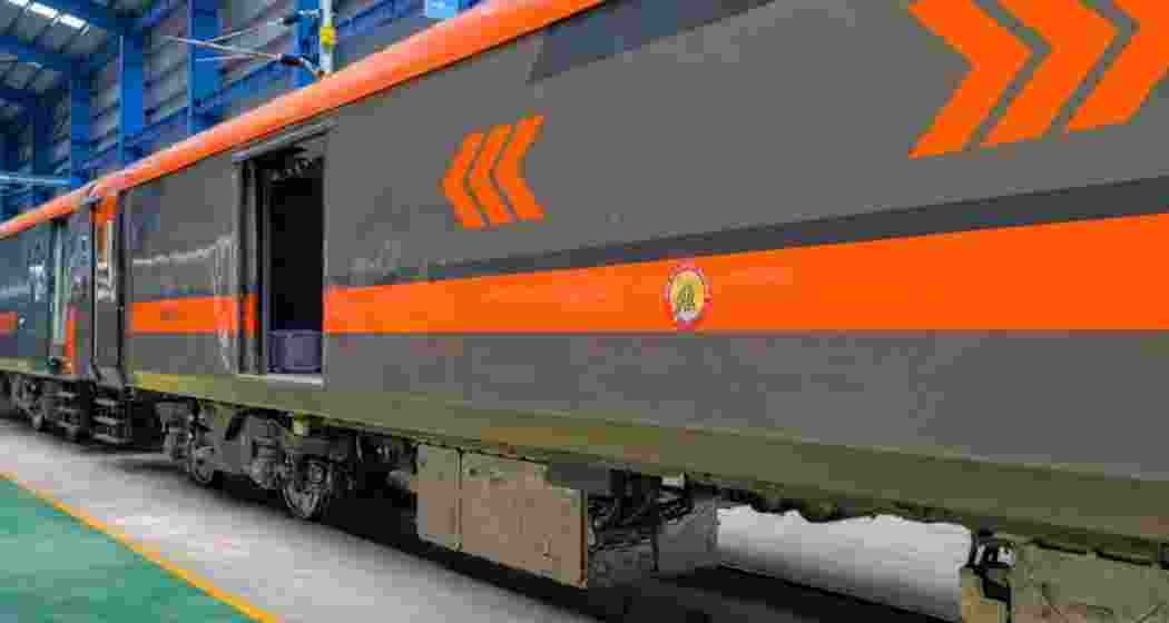 The Vande Bharat freight train. The Vande Bharat freight train.