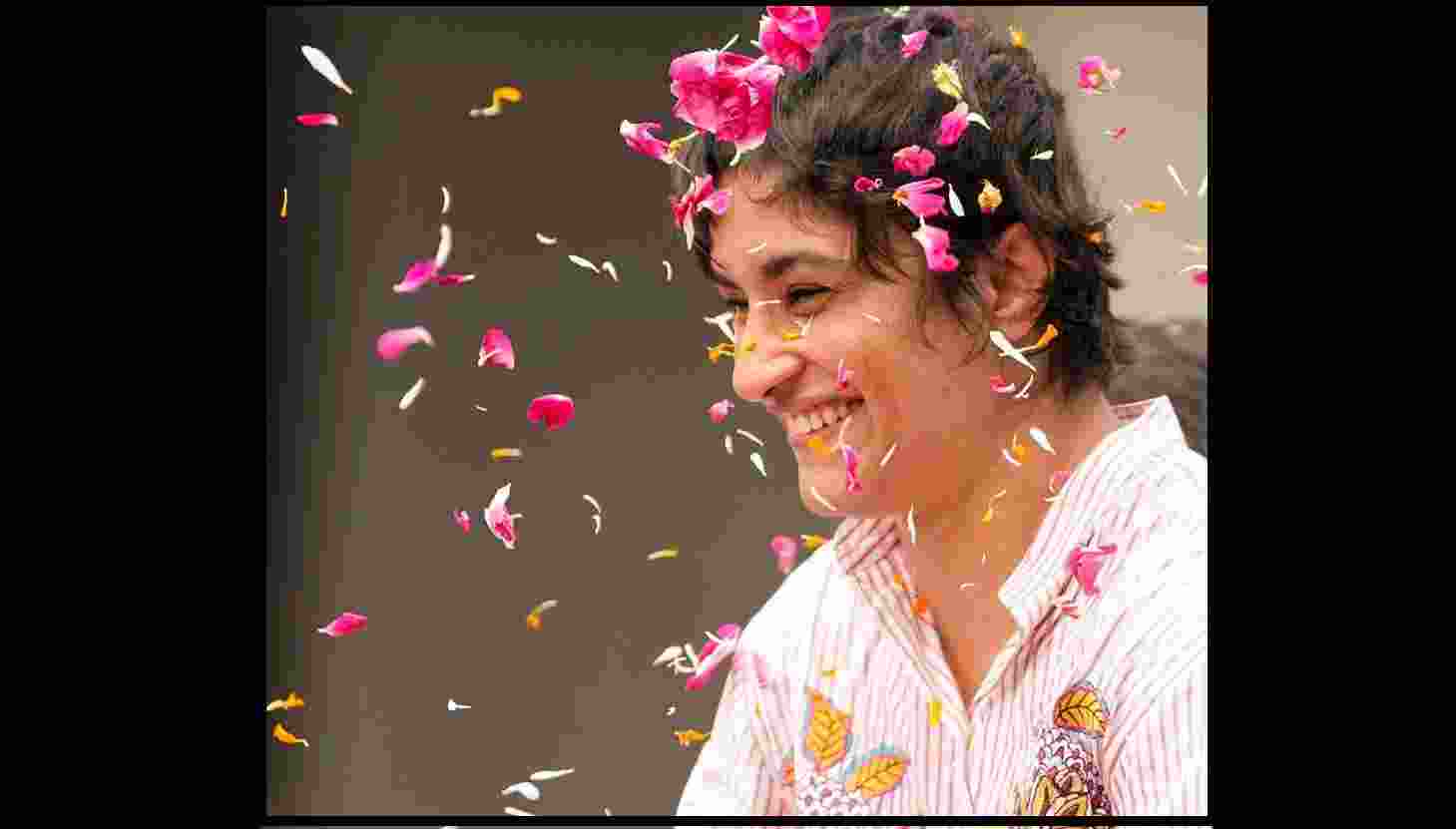 Wrestler-turned-politician Vinesh Phogat secured the Julana seat for the Congress party in the Haryana Assembly elections on Tuesday with over 6,000 votes. Wrestler-turned-politician Vinesh Phogat secured the Julana seat for the Congress party in the Haryana Assembly elections on Tuesday with over 6,000 votes.