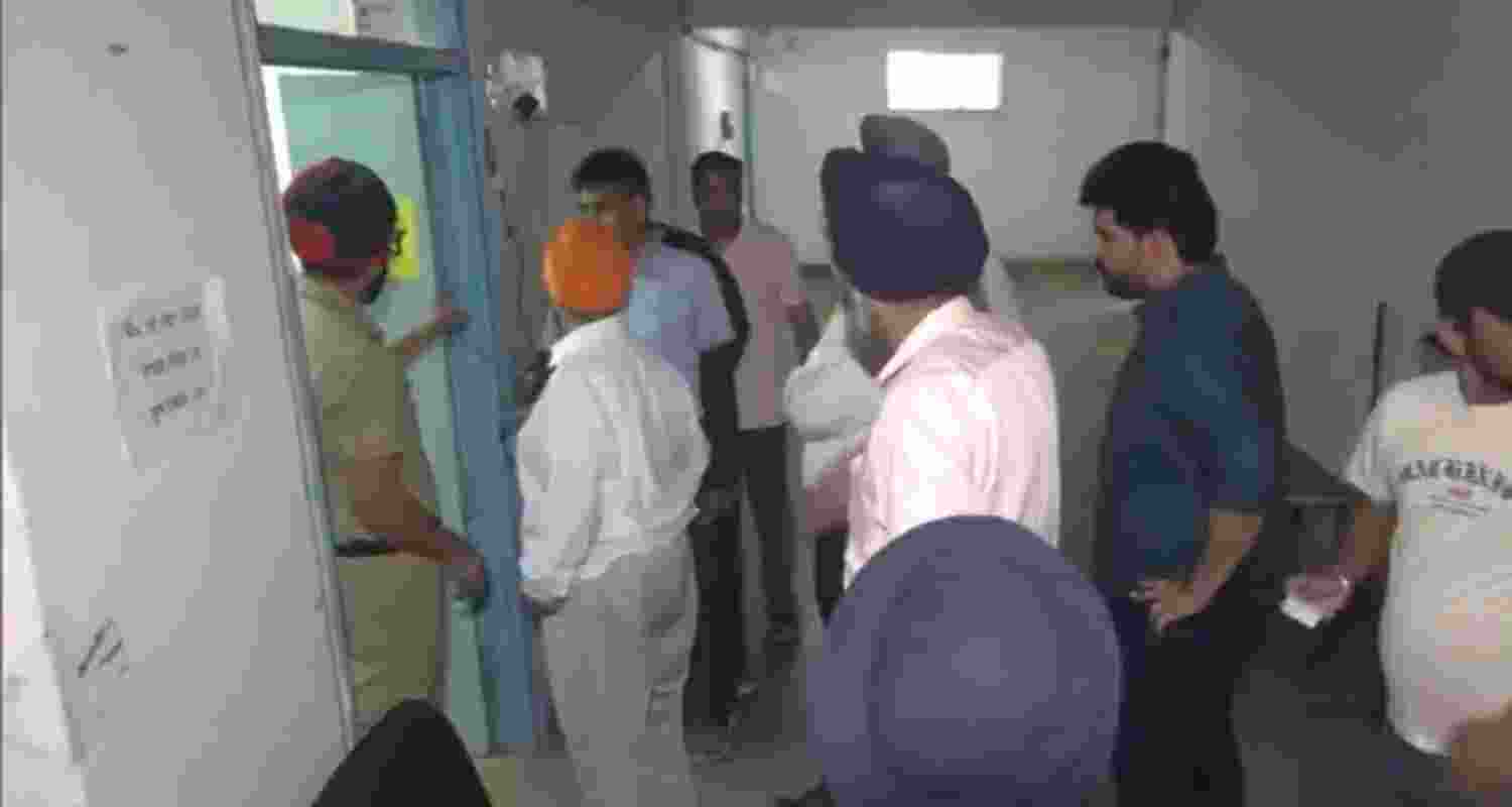 Voting for the Mohali Municipal Corporation election under way. Voting for the Mohali Municipal Corporation election under way.