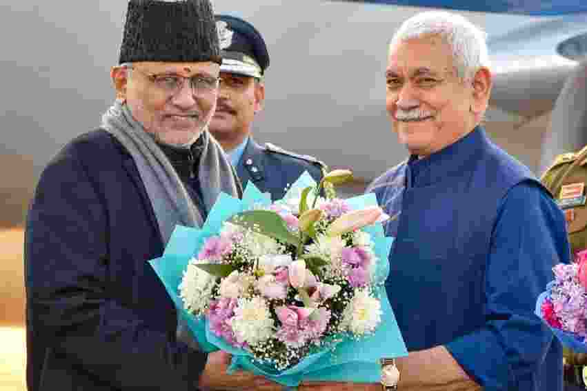 VP CP Radhakrishnan arrives in Kashmir on maiden visit VP CP Radhakrishnan arrives in Kashmir on maiden visit