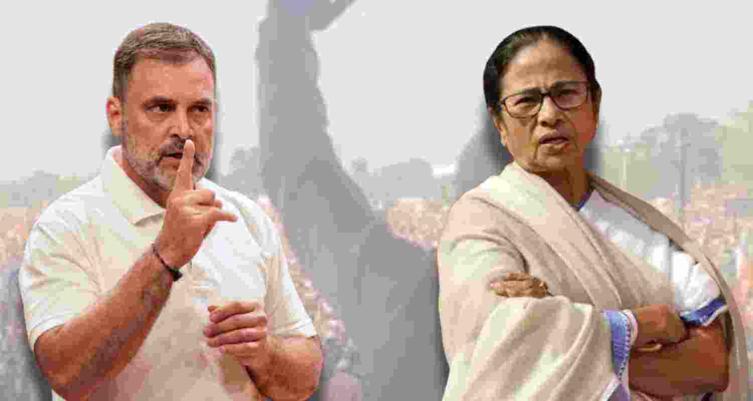 Rahul Gandhi attacks TMC and BJP in Bengal, blames Mamata Banerjee for BJP’s rise, flags jobs crisis, targets Modi-Adani nexus at Raiganj rally. Rahul Gandhi attacks TMC and BJP in Bengal, blames Mamata Banerjee for BJP’s rise, flags jobs crisis, targets Modi-Adani nexus at Raiganj rally.