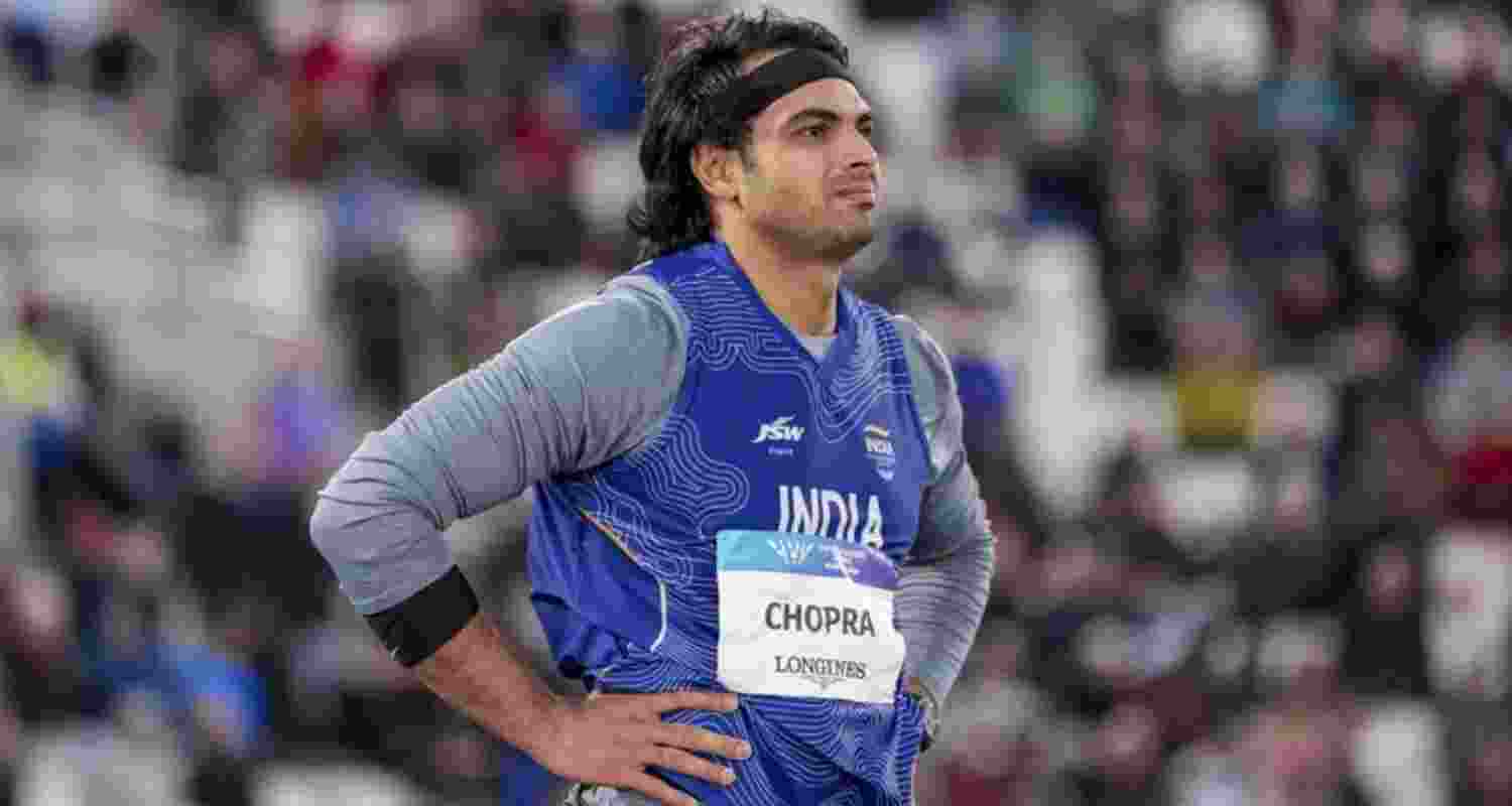 India’s Neeraj Chopra during the men's javelin throw final at the Commonwealth Games in Glasgow, Scotland. India’s Neeraj Chopra during the men's javelin throw final at the Commonwealth Games in Glasgow, Scotland.