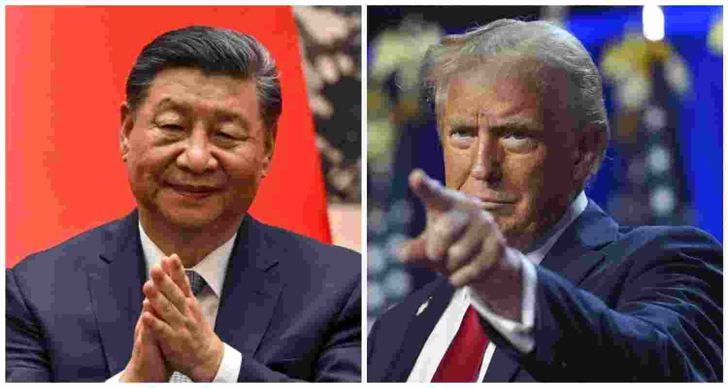 Chinese President Xi Jinping (L), US President-elect Donald Trump (R). Chinese President Xi Jinping (L), US President-elect Donald Trump (R).