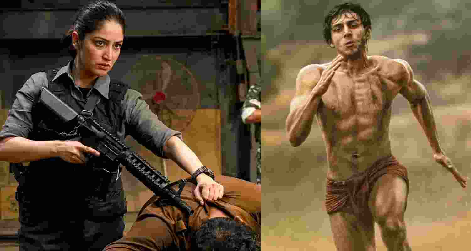 Yami Gautam, Kartik Aaryan. Yami Gautam, Kartik Aaryan.