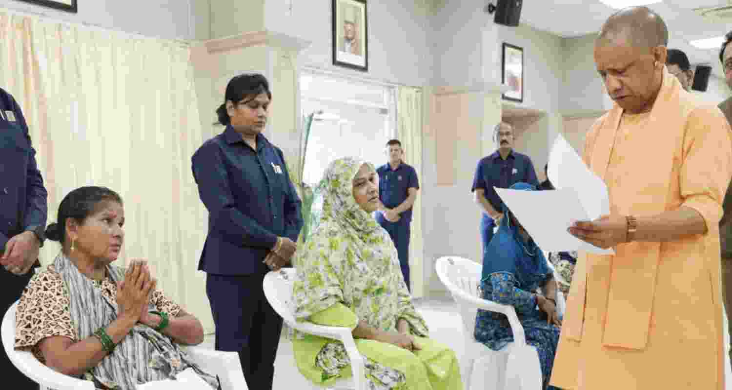 Over 50 people voice grievances to UP CM at Janata Darshan Over 50 people voice grievances to UP CM at Janata Darshan