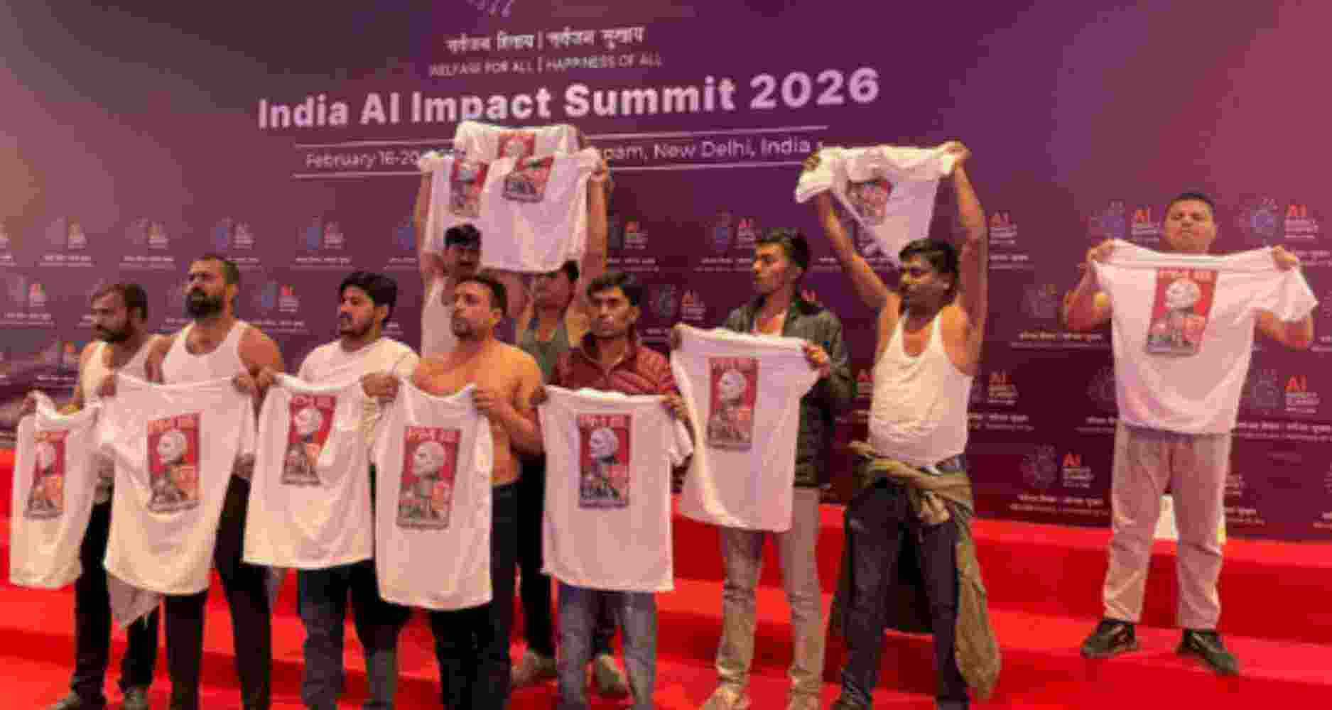 10 IYC workers held after brief protest at AI Impact Summit in Delhi’s Bharat Mandapam; security tightened following slogans against PM Modi. 10 IYC workers held after brief protest at AI Impact Summit in Delhi’s Bharat Mandapam; security tightened following slogans against PM Modi.