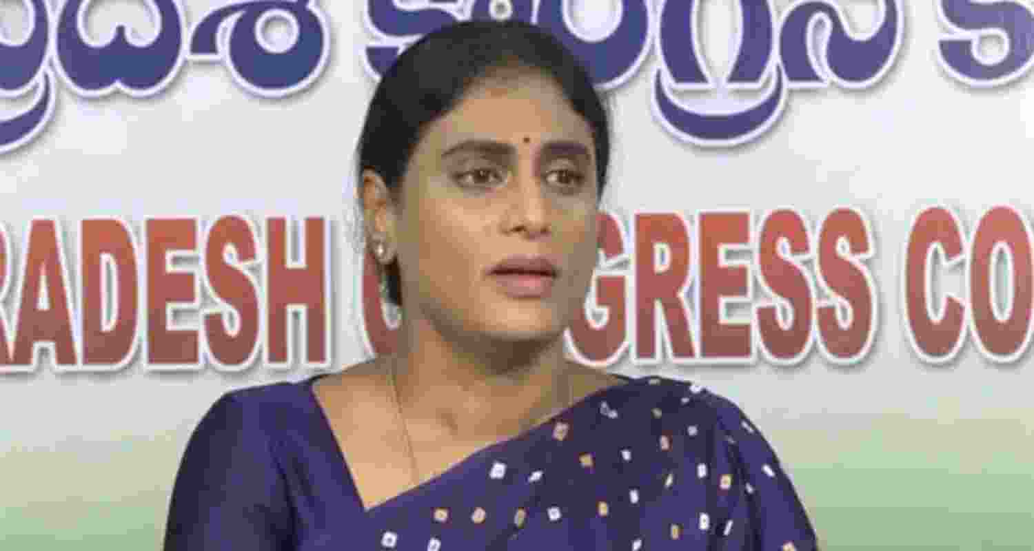 Andhra Pradesh Congress President YS Sharmila. Andhra Pradesh Congress President YS Sharmila.