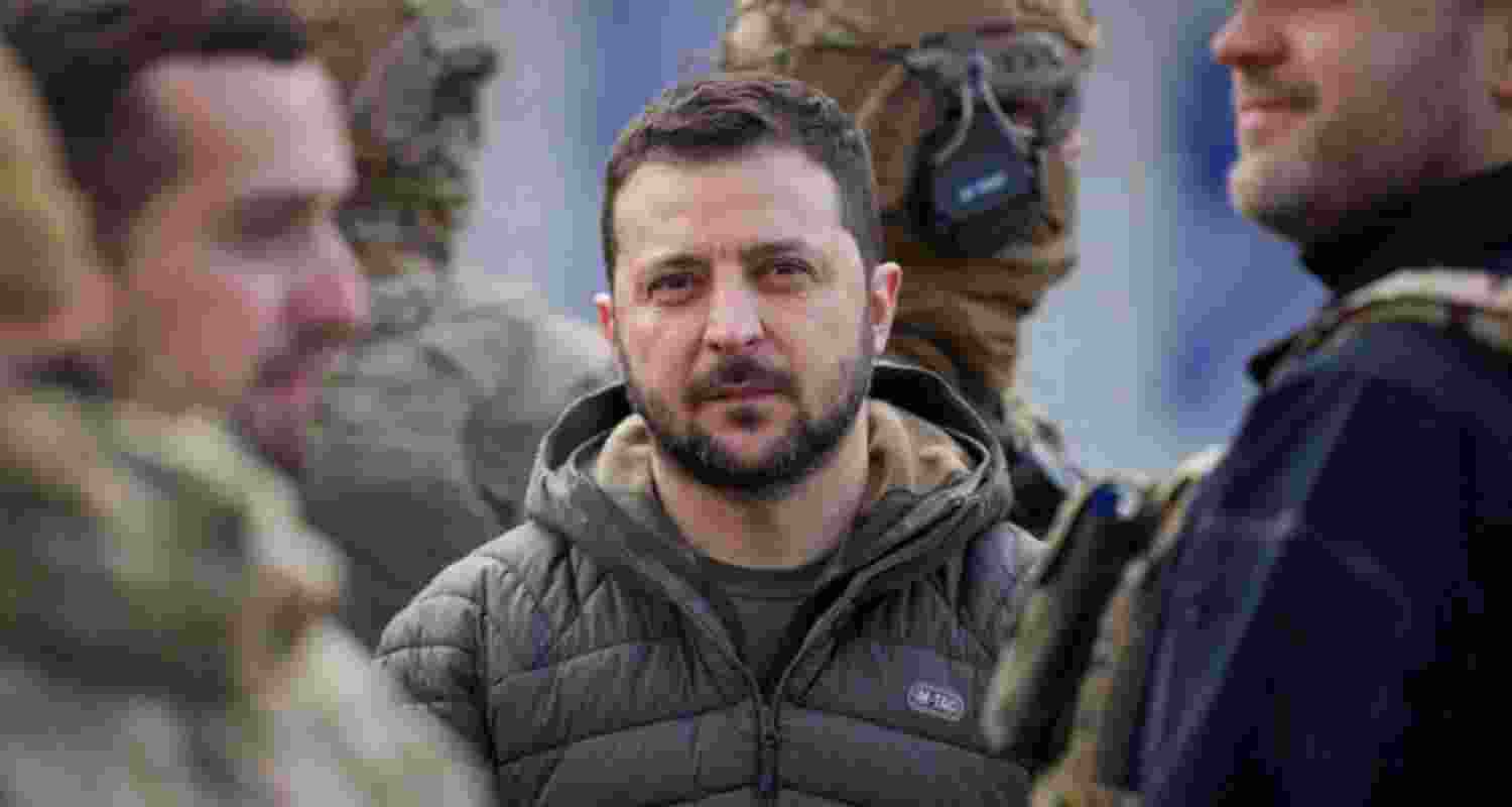 Ukrainian President Volodymyr Zelenskyy. Ukrainian President Volodymyr Zelenskyy.