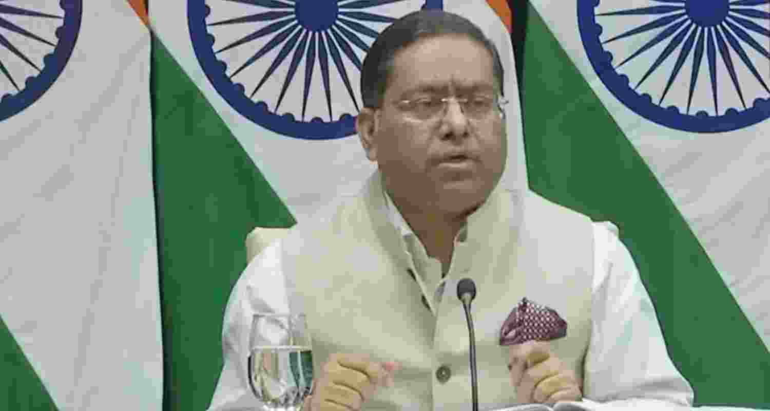 External Affairs Ministry spokesperson Randhir Jaiswal External Affairs Ministry spokesperson Randhir Jaiswal